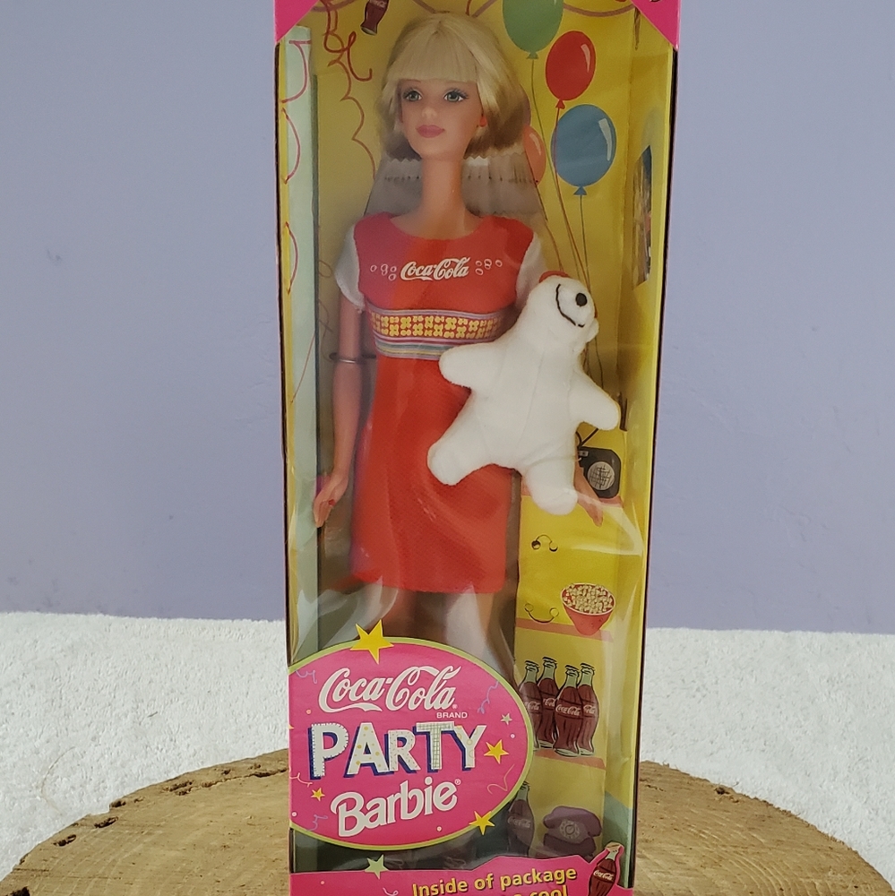 Coca-Cola Party 1998 Barbie Doll, NIB, Vintage